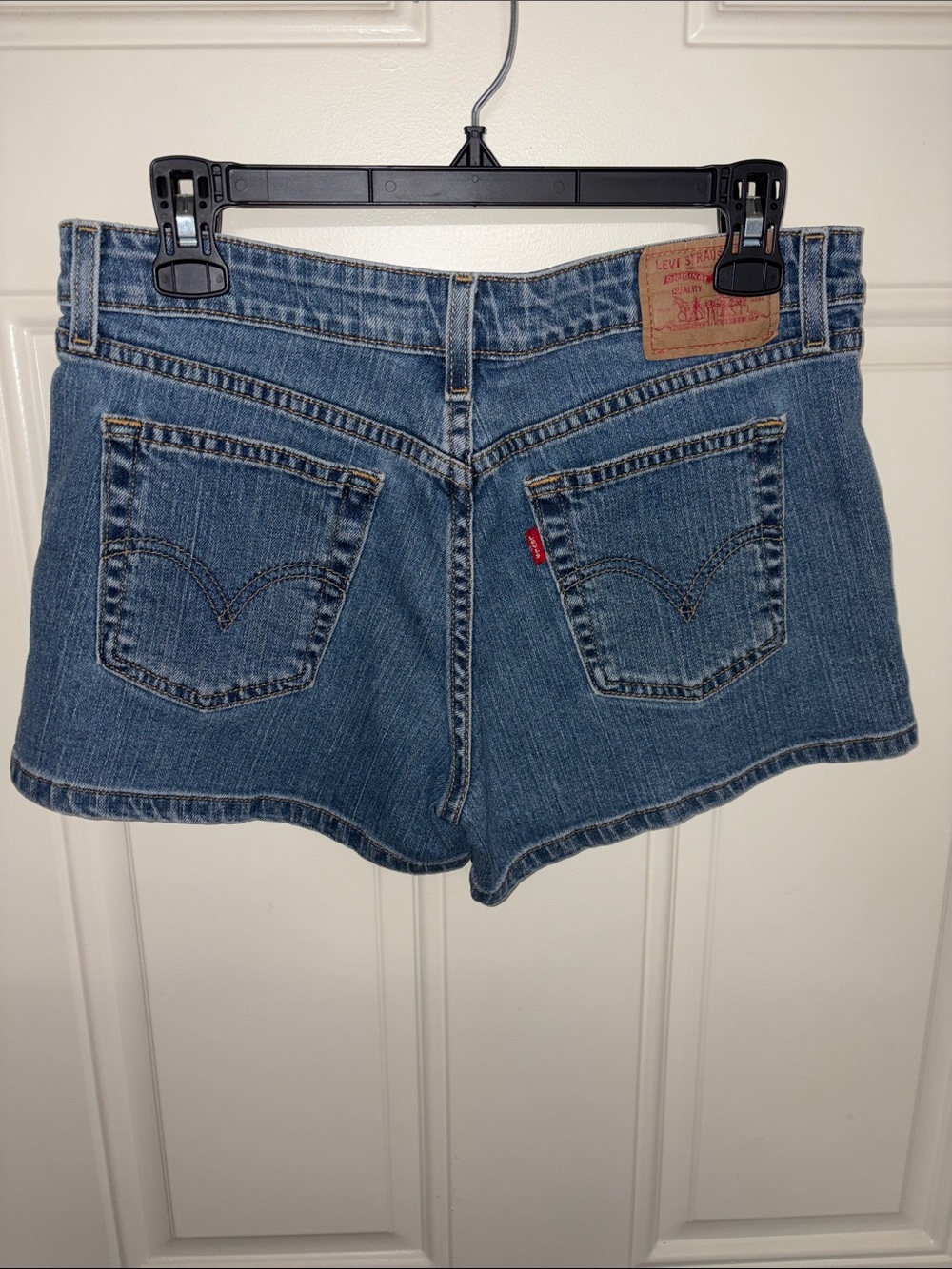 Levi's Women's Blue Denim Shorts - Classic Casual Fit